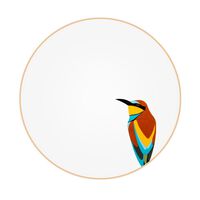 Sarb Dinner Plate Bee Eater, small